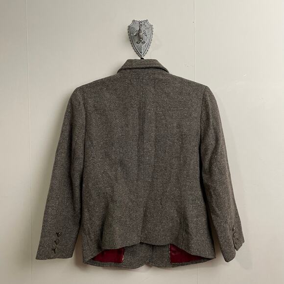 American Eagle Outfitters M/M wool blazer gray dark academia fall schoolgirl - Picture 6 of 9